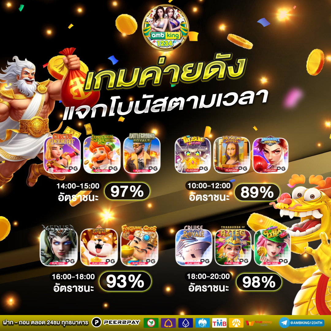 เว็บเกมพนันออนไลน์ - แบนเนอร์โปรโมชั่น