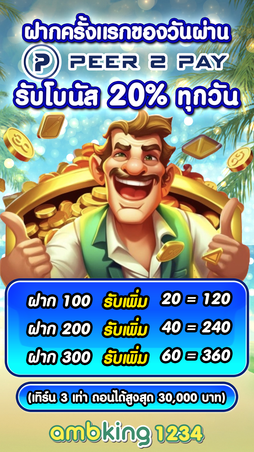 สล็อต 999 ฝากถอน ไม่มี ขั้น ต่ํา วอ เลท - แบนเนอร์โปรโมชั่น