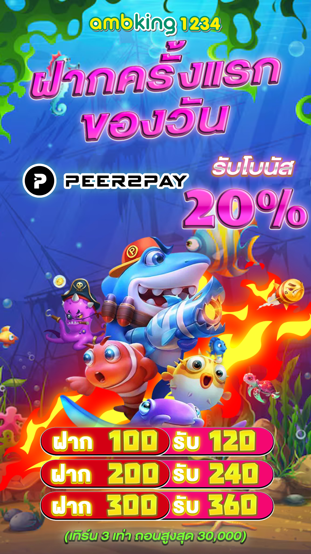 ปั่นสล็อต ทรูวอเลท - แบนเนอร์โปรโมชั่น